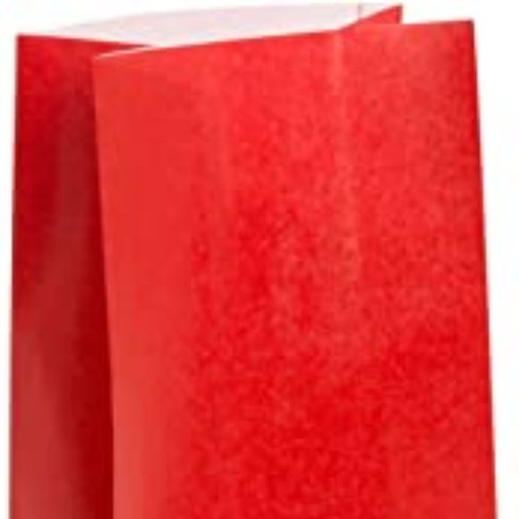 10/$20 Red Paper Party Favor Bags, 12ct - Picture 2 of 2
